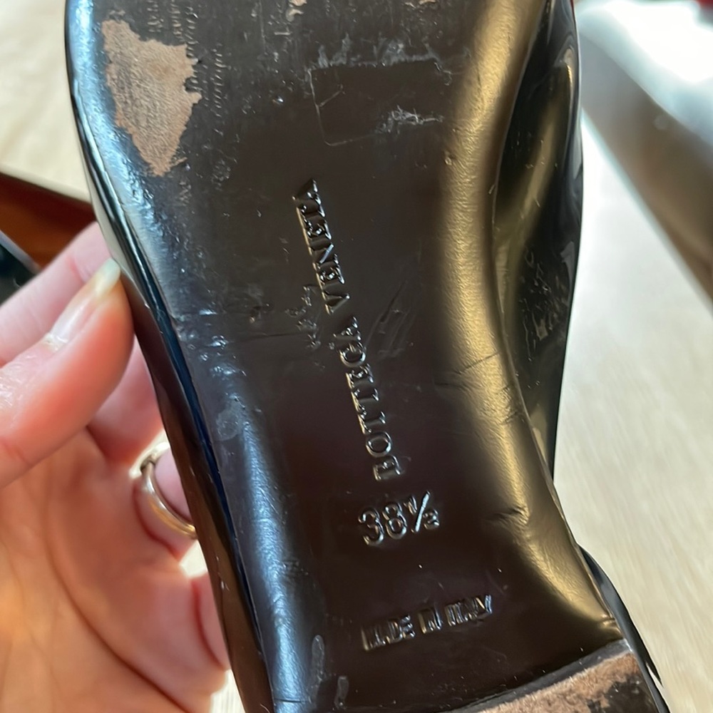 Bottega Veneta Black Patent D’Orsay Flats - 38.5 - Picture 8 of 8